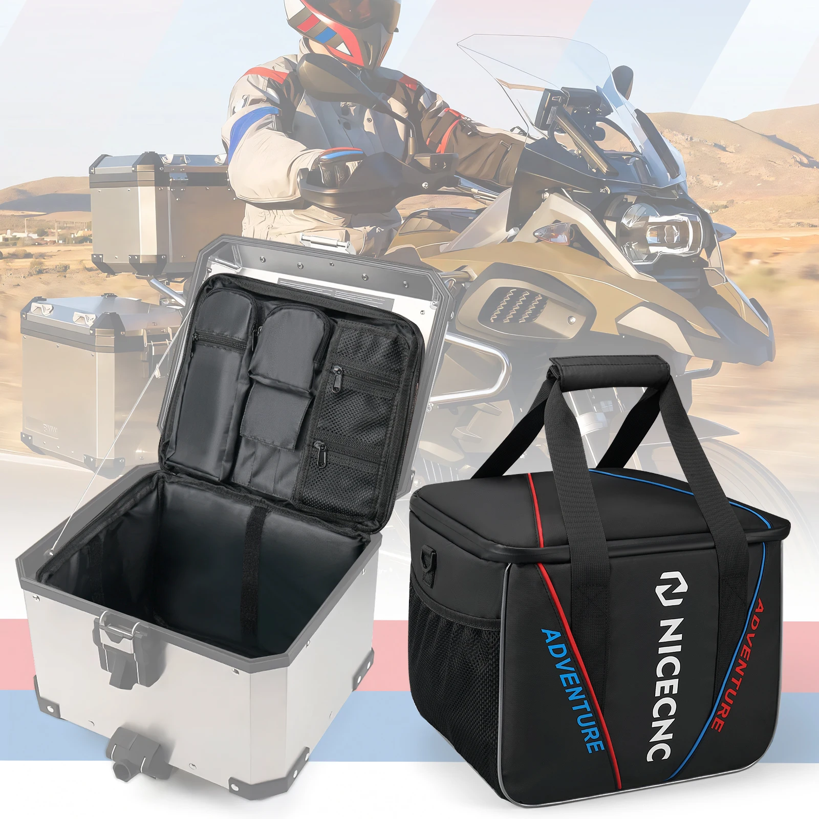 Für BMW R1250GS Adventure Motorrad Topcase-Innentasche für BMW R1200GS Adventure 2007-2013 F800GS 2007-2008 2012-2017