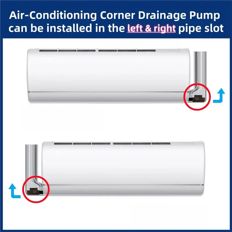 【PARTY  DAY】HS-24C Condenser Lift Pump 220V 24L/H Automatic Ultra-Quiet Condensate Pump 1-3P On-Hook Air Conditioner Drainage