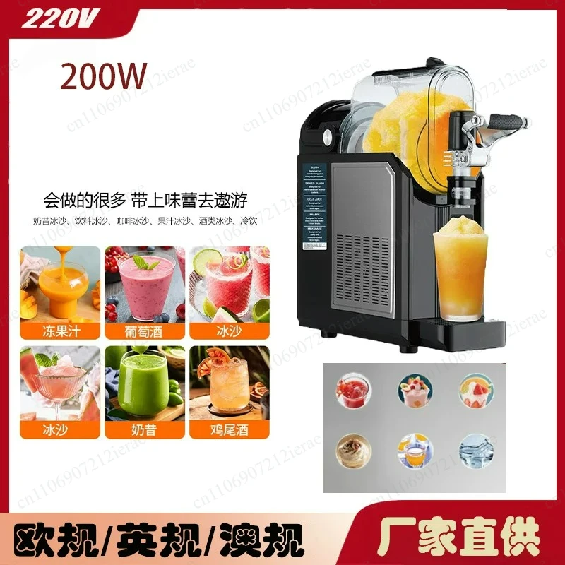 Automatic Snow Melting Machine Small Household Slush Machine Smoothie Machine Fully Automatic Cleaning of Ice Slag Juice