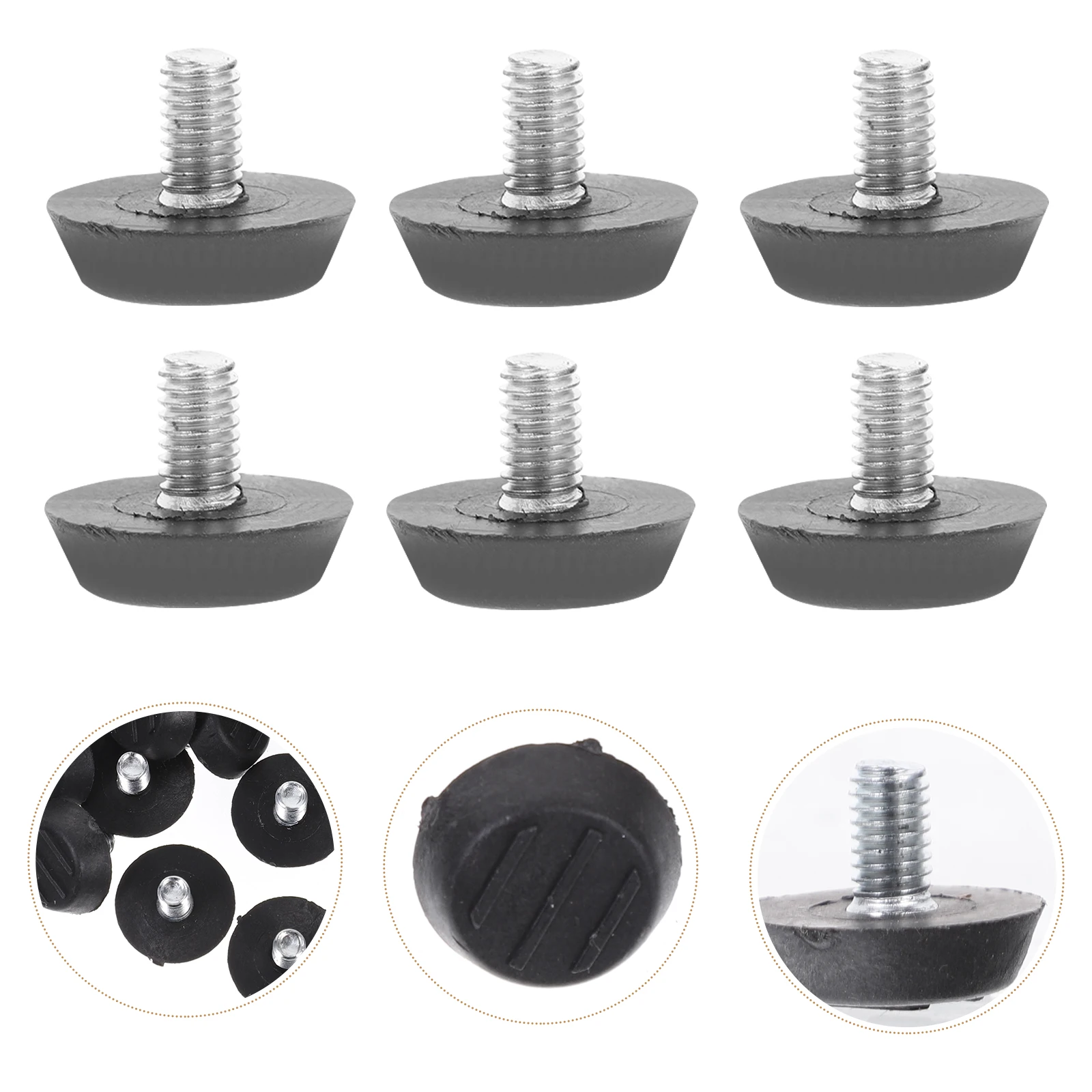 

100Pcs Leveling Feet for Furniture Adjustable Table Leg Levelers Suitable Home School Office Bar Restaurant Sturdy Scratch