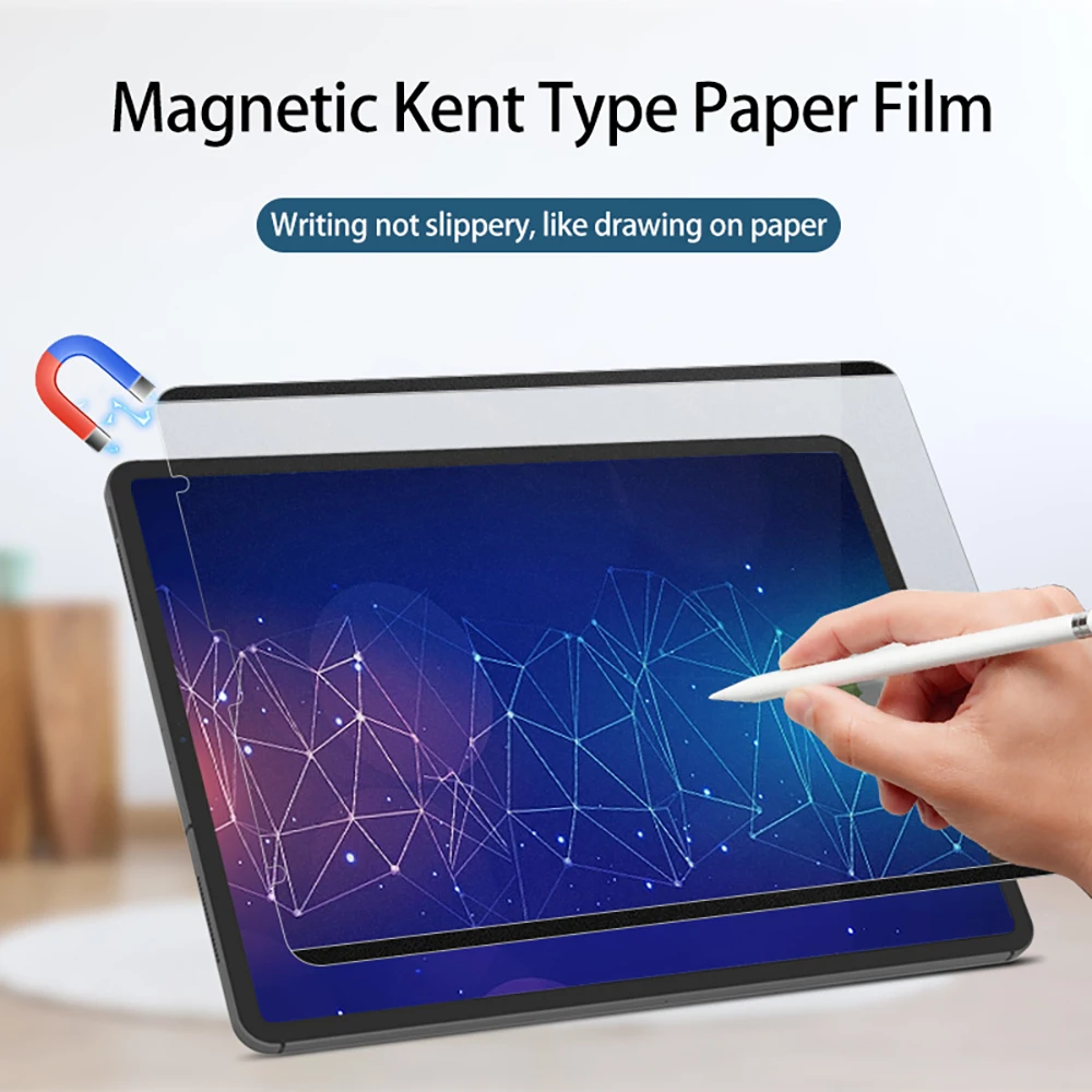 Removable Magnetic Attraction Paper feel Magnetic Screen Protector For IPad Pro 11 12.9 2022 IPad Air 4 9th 8th 7th Mini 6 Film