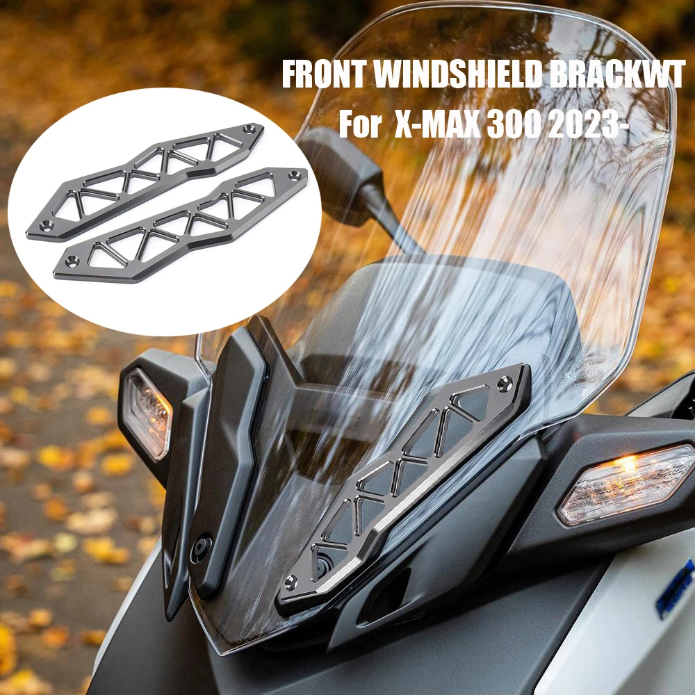 

Motorcycle Windscreen Windshield Support Holder kits Screen Bracket For Yamaha X-MAX 300 X-MAX300 XMAX 300 XMAX300 2023 2024