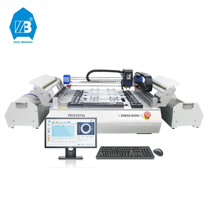 ZB3245TSS High Precision Led Assembly Machine Full Automatic Pick And Place Machine Small Desktop Pcb Making Machine With Camera