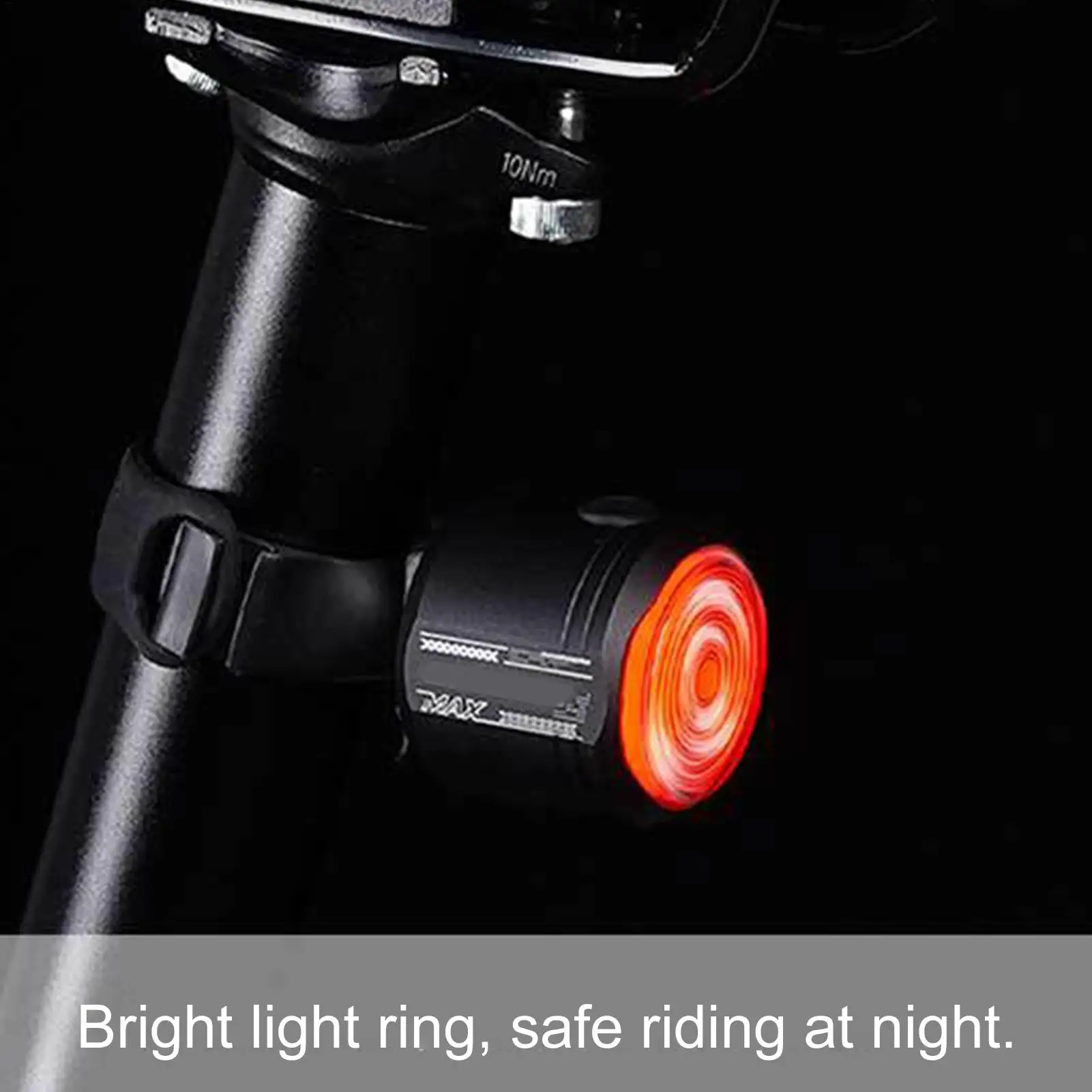 

Smart Bike Tail Light Night Riding Smart Mountain Bikes Taillight Weatherproof Safety Warning Night Cycling Lamp For Beginners