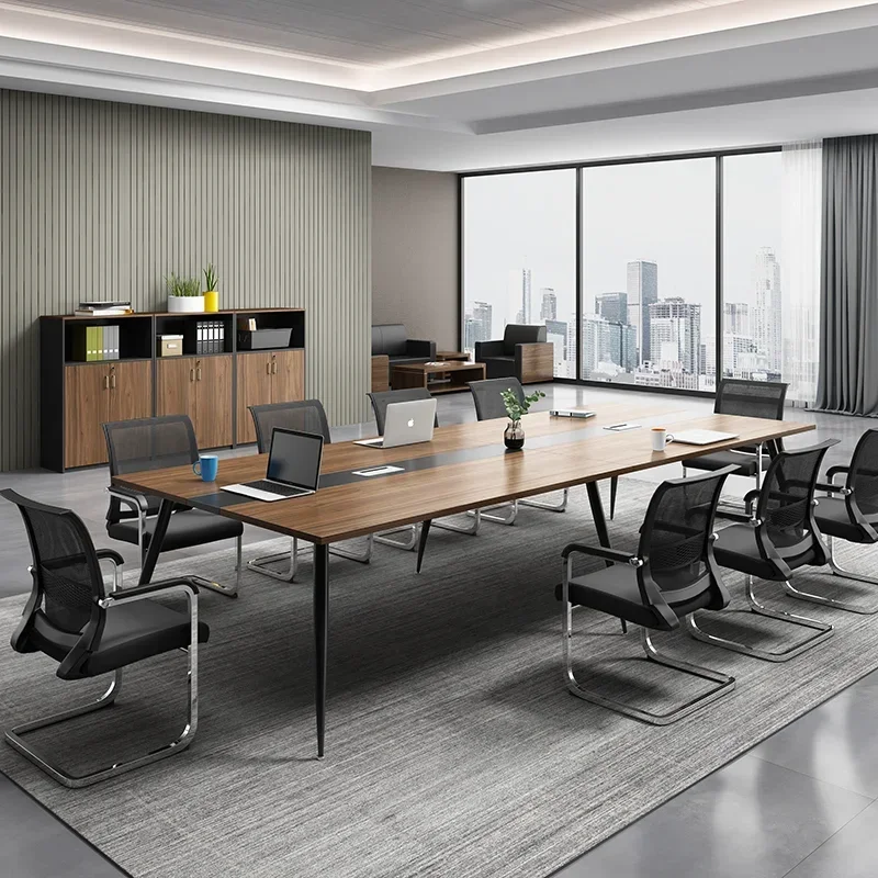 

Стол для встреч, коммерческая мебель, современный офисный стол, стол для конференций и набор стульев для настольной комнаты, офисная мебель