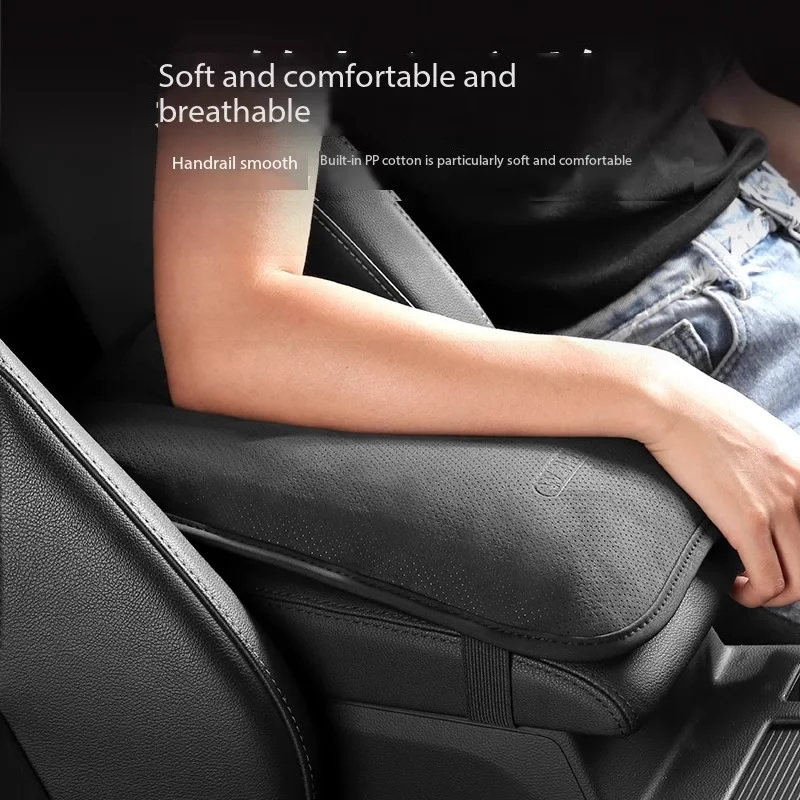 Car Acesssories 2023 Armrest For Car Centrol Rest For Inside The Car Suede Cushion Raised Cushion Universal For Audi BMW Benz