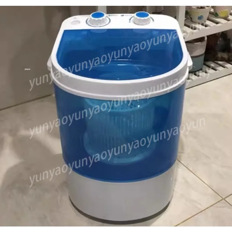Household Mini Semi-automatic Single Barrel Washing Machine for Washing Kids and Adults Underwear Small Laundry Appliance