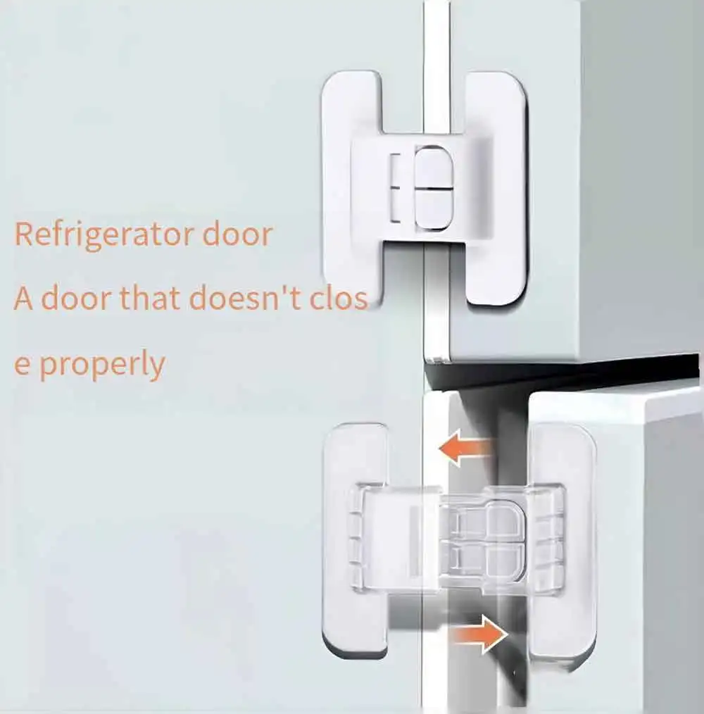 vvocci Baby Safety Refrigerator Locks Fridge Cabinet Door Dispenser Locker Toddler Proofing Security Lock Freezer Child Water