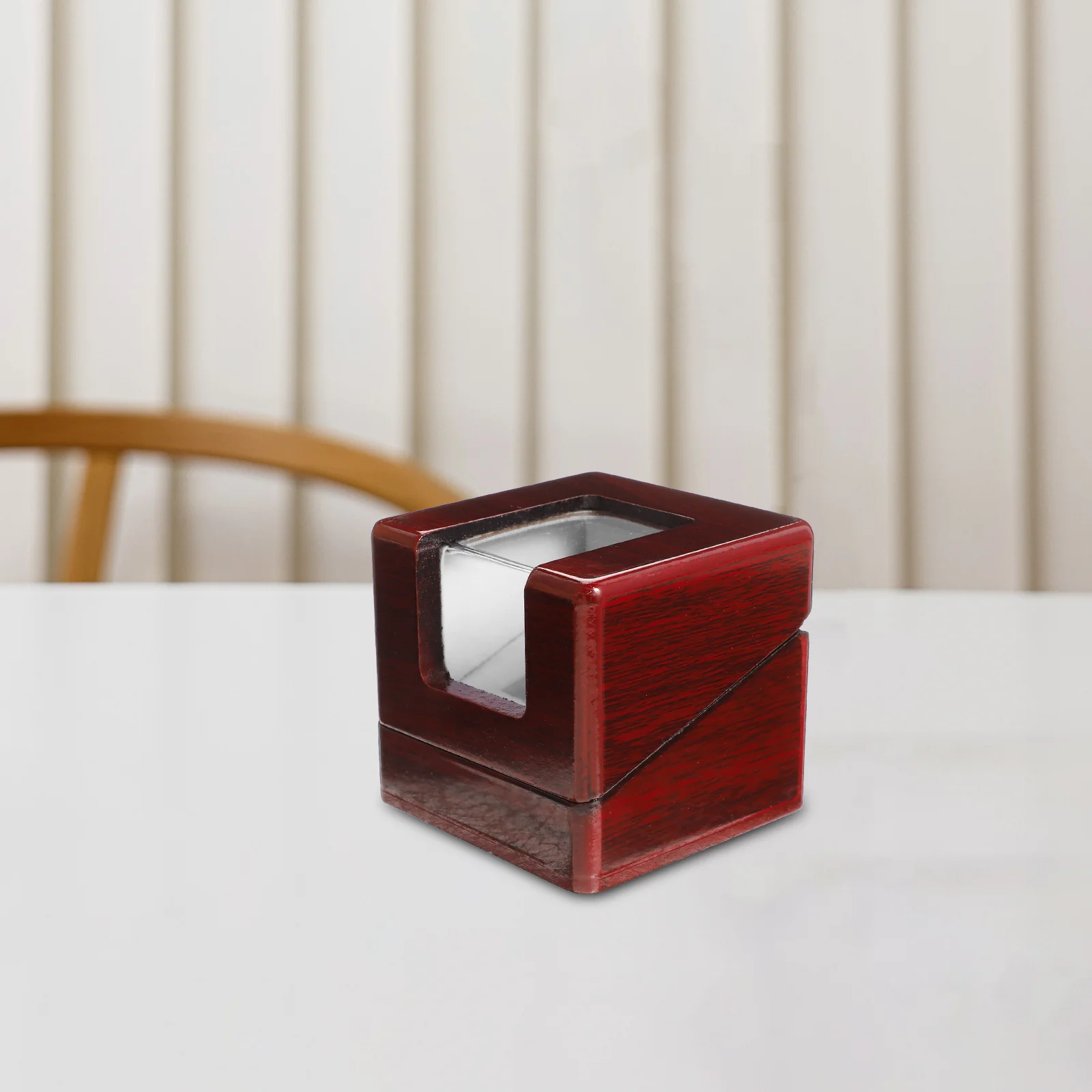 

Champion Ring Box Creative Jewelry Case Travel Gifts Earrings Portable Wood Decorative