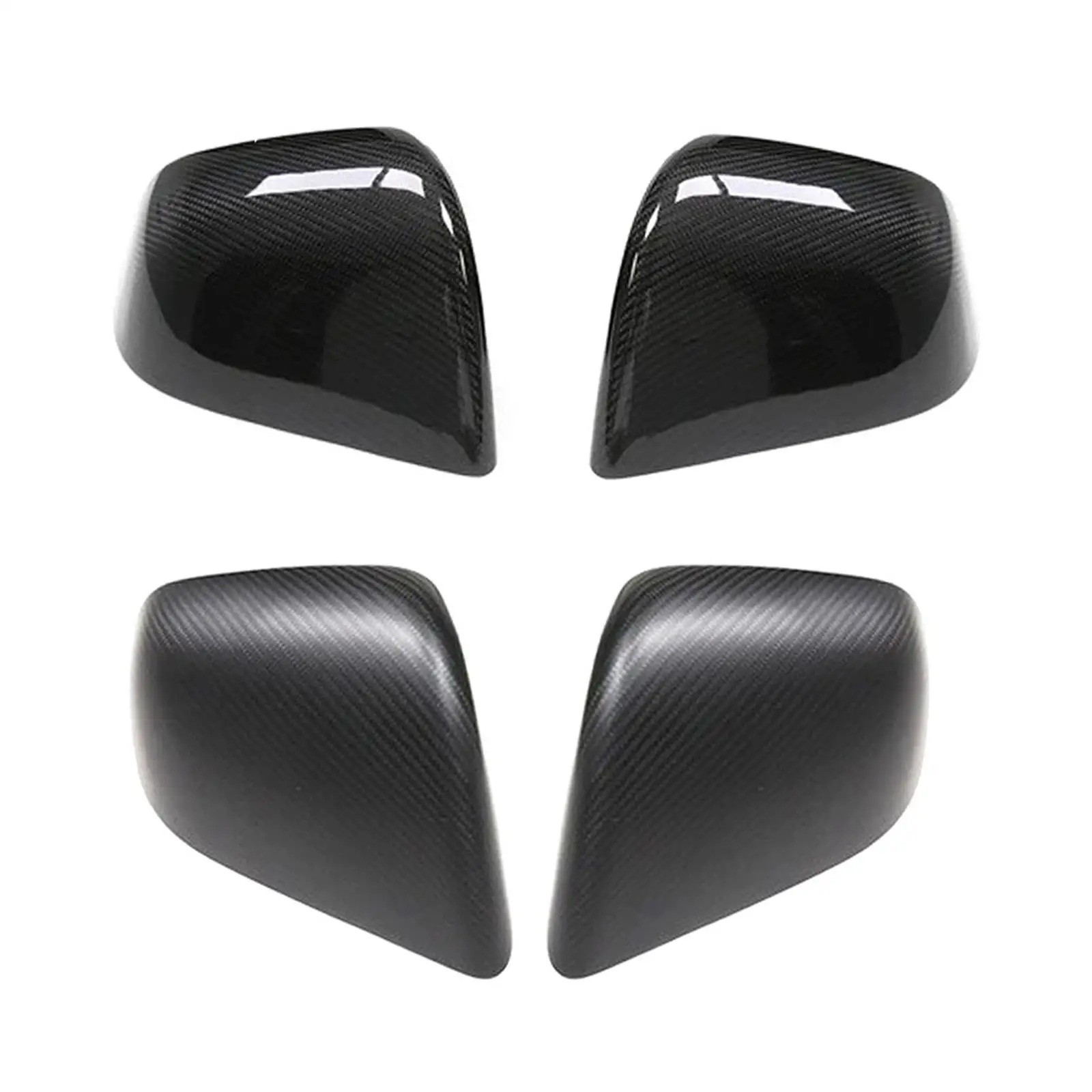 

2x Easy Installation Exterior Rearview Mirror Covers for Tesla Model Y