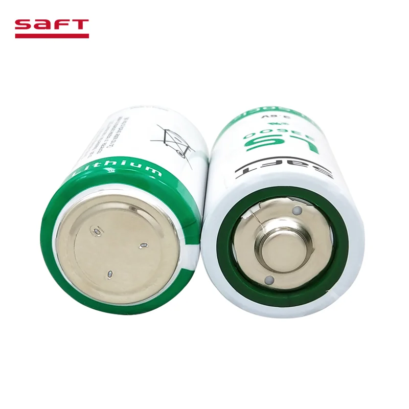 Saft 3,6 V Lithium batterie ls33600 mit Stecker Gaszähler Durchfluss messer plc industrielle Steuergeräte Roboter d-Typ