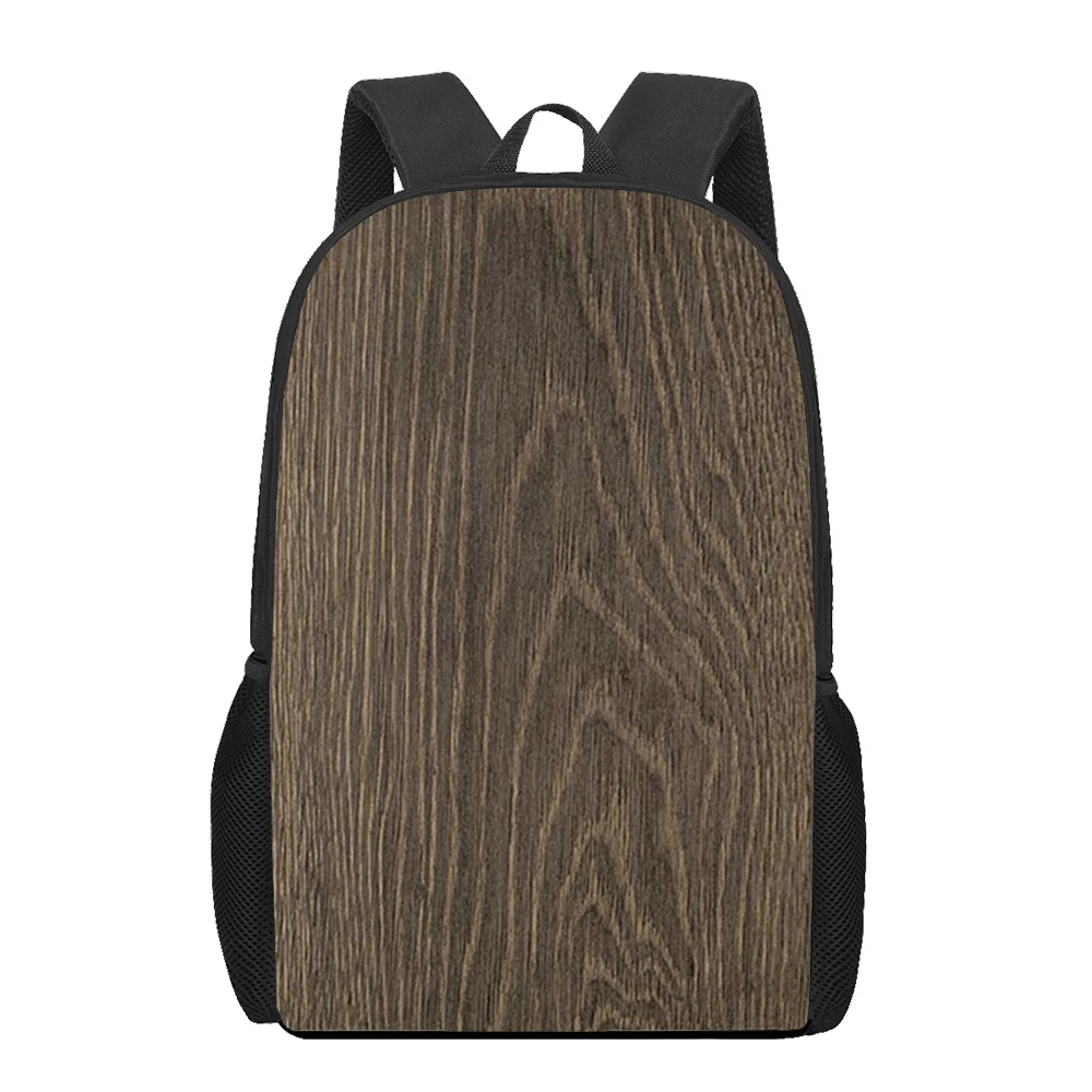 

Simple Wood Grain Print Children Book Bag Boys Girls School Bags Casual Backpack Teenagers Laptop Bag Travel Storage Rucksacks