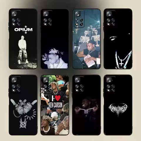 Ken Carson A Great Chaos Phone Case For Samsung Galaxy A20,A21s,A22,A31,A32,A52,A53,A72,73,A80,A91 Soft Black Cover