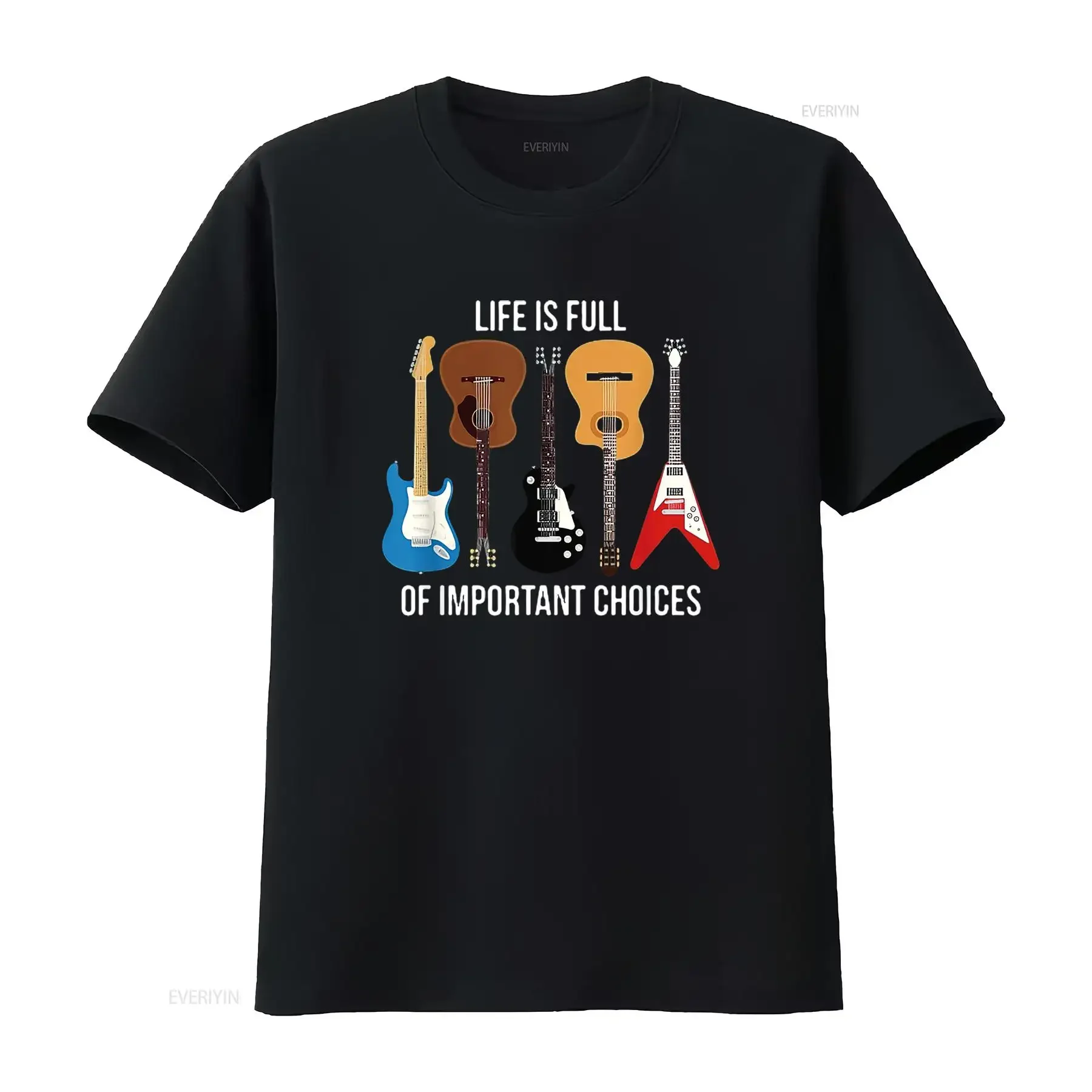 

Мужская забавная футболка с гитаристом, одежда в стиле рок-дизайна, черная, 4X, большая винтажная стираная повседневная дизайнерская одежда, удобная