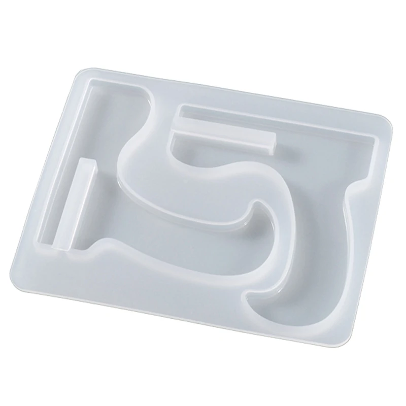 Mobile Phone Stand Silicone Mold DIY Assembly Cellphone Photo Frame Holder Bracket Crystal Epoxy Resin Casting Mould Crafts