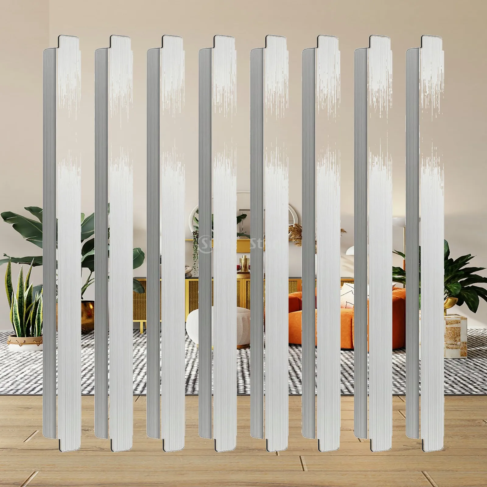8 Pieces Steam Table Positioning Rod | Smooth Wipe-Clean Finish, Stainless Steel Adapter Rod, Rust and Build, for Buffet Lines