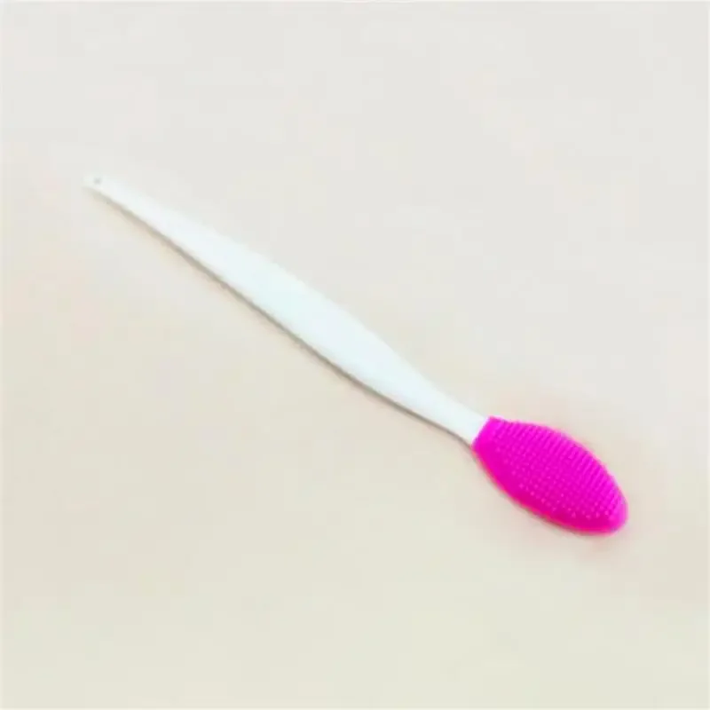 New Fashion Design Nose Double-Sided Tool Silicone Lip Scrub Exfoliator Brush