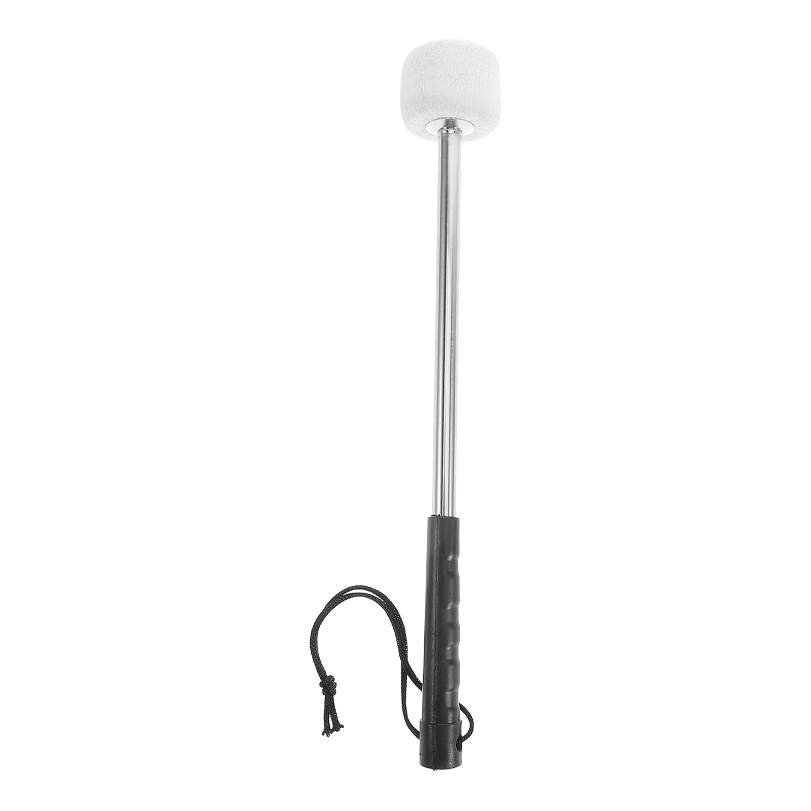 

Snake Drum Hammer Big Stick Drums Percussion Mallets Classic Drumstick Band Sticks Stainless Steel Black Creative