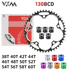 Roda dentada larga estreita para a bicicleta da estrada, 130BCD redondo, 38T 40T 42T 44T 46T 48T 50T 52T 54 56T 58T 60 para Shimano 5700 130 Chainrings