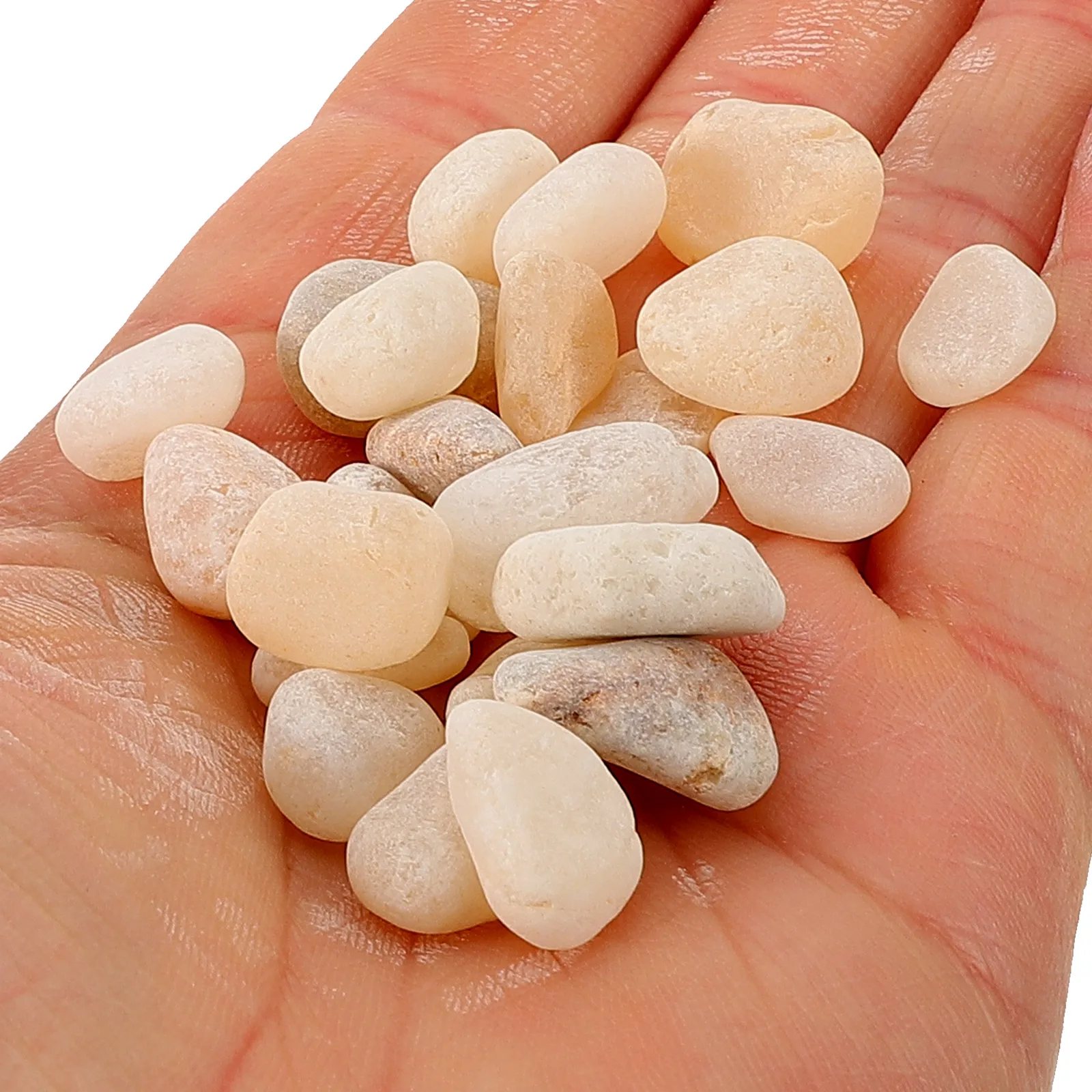 

1 Bag Fish Tank Decorative Stone Bright Aquarium Gravel Landscape Pebble For Flowerpot Bonsai Garden Yard Landscaping Rocks