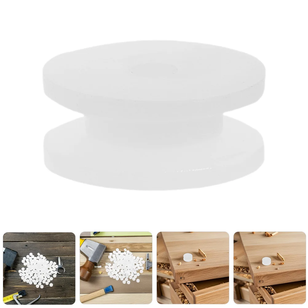 

60pcs White Plastic Belt Pulley Wheels Precision Diy Car Parts For Making Educational Equipment Rc Motor Accessories