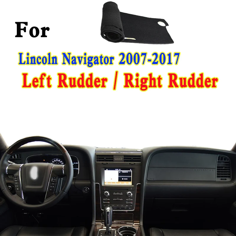 

For Lincoln Navigator Mk3 U326 2007-17 Accessories Dashmat Dashboard Cover Instrument Panel Insulation Sunscreen Protective Pad