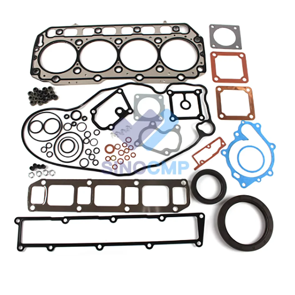 

Engine Overhaul Gasket Set For Yanmar Excavator Loader Generator C50R-3 4TNV106 4TNV106T-XTB 4TNV106-GGE 72390092740 72390092730