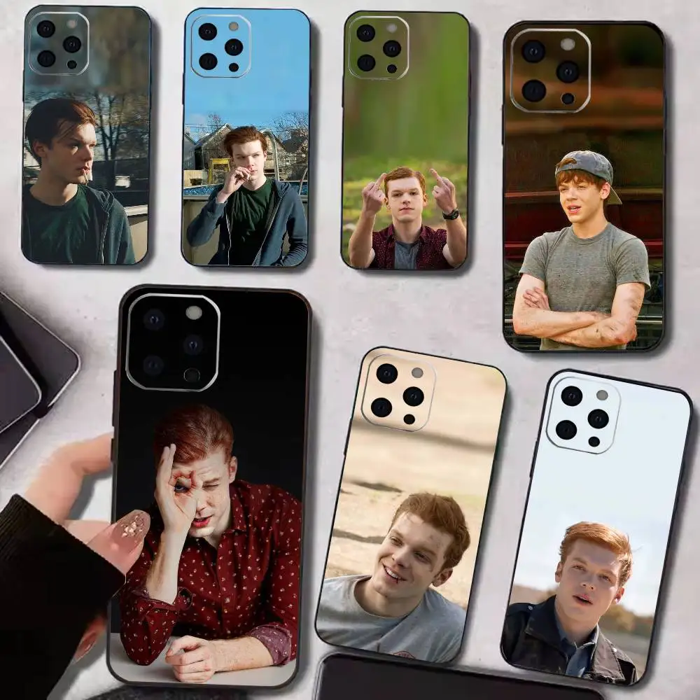 Чехол для телефона Cameron Monaghan S-Shameless для iPhone 17, 16, 15, 14, 13, 12, 11 Plus, Pro Max, XS, мягкий силиконовый черный чехол