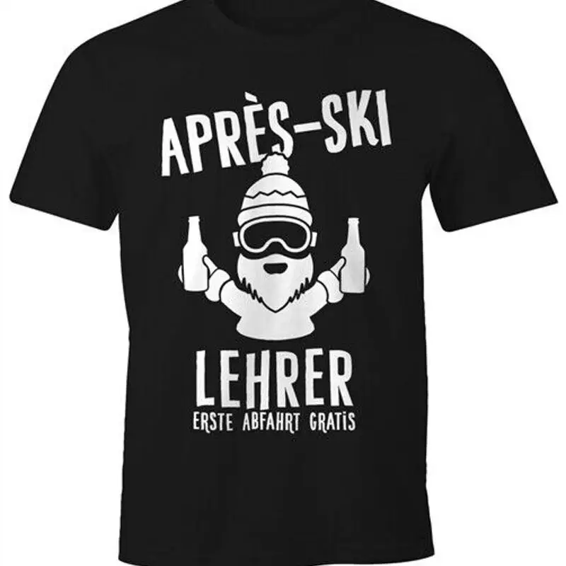 Мужская футболка Après Ski Teacher Fun Shirt Moonworks ®