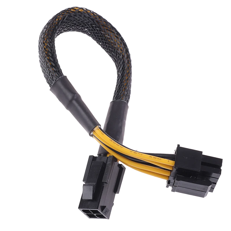 Neue 1Pc 4 Pin Stecker Auf 8 Pin Weibliche CPU Power Konverter Kabel Blei Adapter Verlängerung Draht 20cm