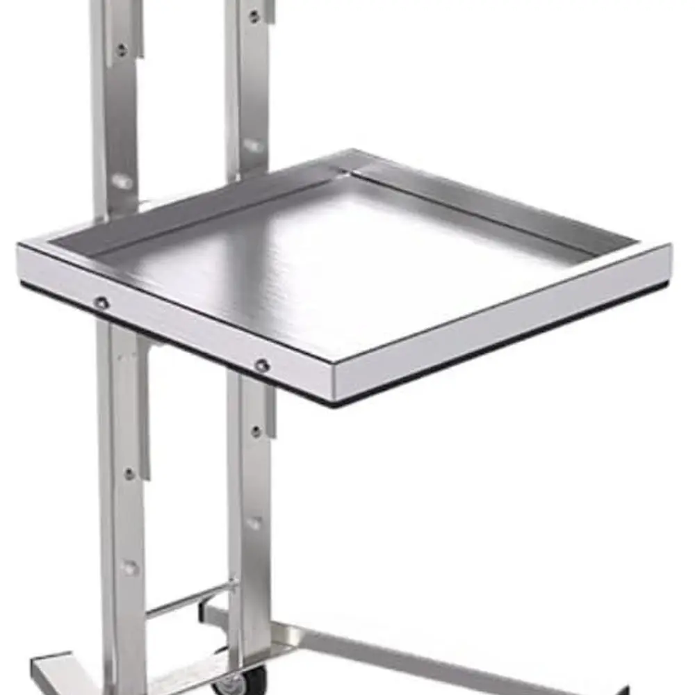 

2-уровневая тележка для макияжа на колесиках с лотками для хранения для парикмахерских и косметических инструментов