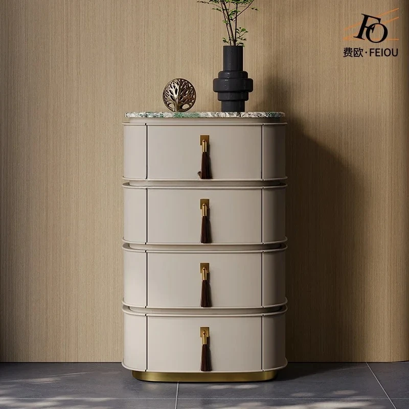 

Light luxury four-chest cabinet Italian custom high-end storage drawer 356 bucket cabinet6239