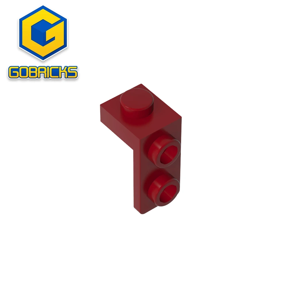 Gobricks GDS-2141 Halterung 1 x 1 - 1 x 2, kompatibel mit Lego 79389, baut Bausteine, Kinderspielzeug zusammen