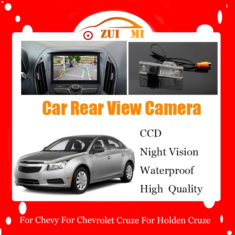 

Car Reverse Rear View Camera For Chevy For Chevrolet Cruze For Holden Cruze CCD Full HD Night Vision Backup Parking Camera