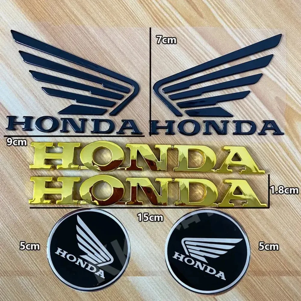 ホンダ 3D オートバイ修正されたステッカー円形ラベル電気メッキ文字防水オートバイ装飾アクセサリー Cb650r