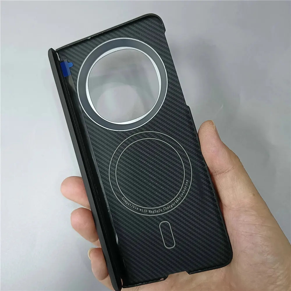 حافظة Magsafe من ألياف الكربون الأصلية لهاتف OPPO Find N5 Hinge غطاء صلب واقٍ #5