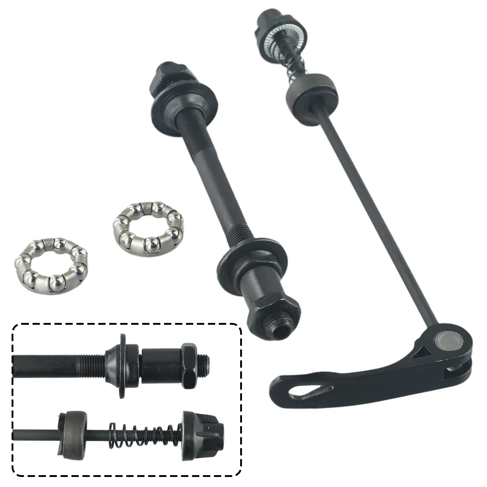 Bicycle Skewer Lever Quick Release Bike QR Wheel Locking Anti-Theft With Hub Bearings For MTB Mountain Road Cycling Hub Parts