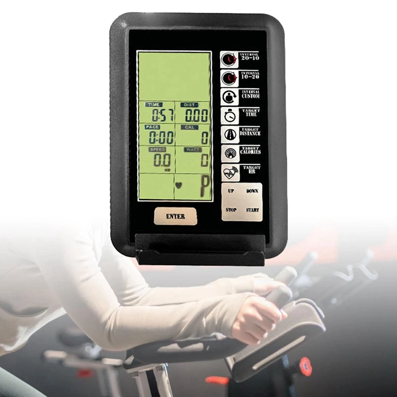 Exercise Bike Monitor Air Bike Computer Bicycle Speedometer Odometer For Exercise Data Trainer Display