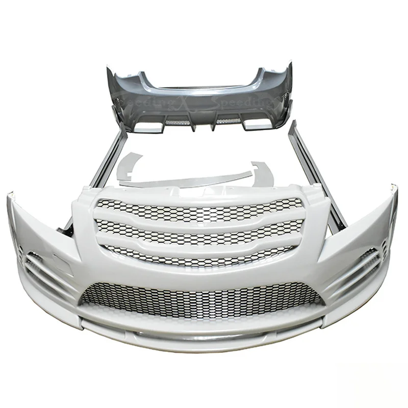 Rugged ABS Material Full Body Kit for Compact Sedan 2009-2012 Off-Road Exterior Upgrade