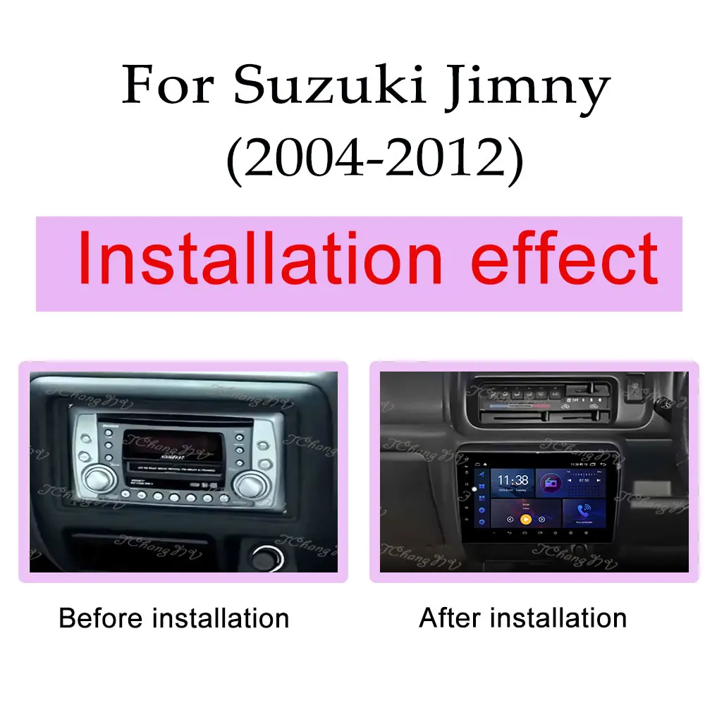 DSP Stereo for Suzuki Jimny 2004 - 2012 Wireless Carplay Android Car Radio Video Audio Multimedia Player HD Screen Split Screen