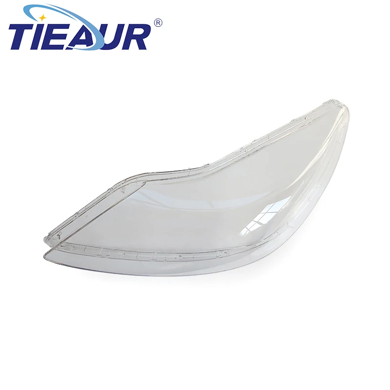 TIEAUR اكسسوارات السيارات البلاستيك الشفاف غطاء مصباح الجبهة العلوي قذيفة كشافات غطاء الزجاج ل جينيسيس 2007 سنة