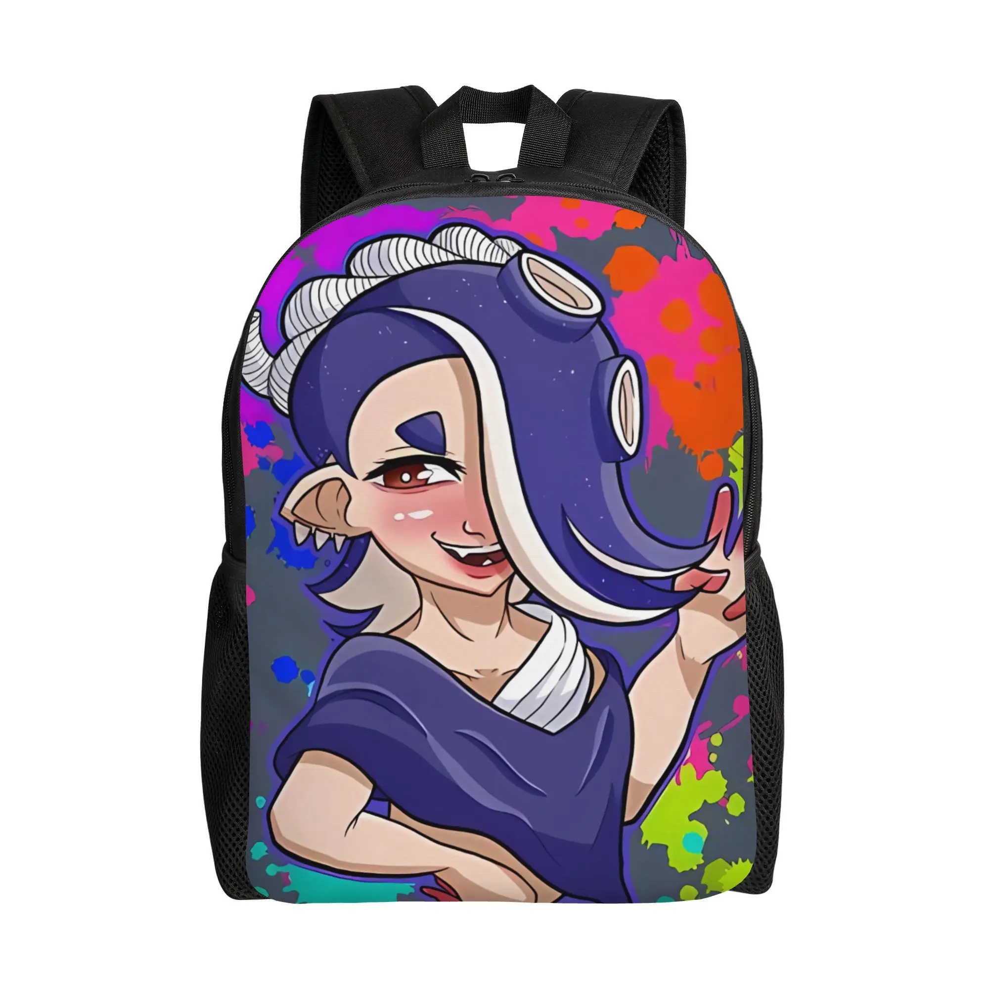 

Школьный рюкзак S-Splatoon Shiver для мужчин, спортивный, модный, вместительный, для ноутбука, к началу учебного года