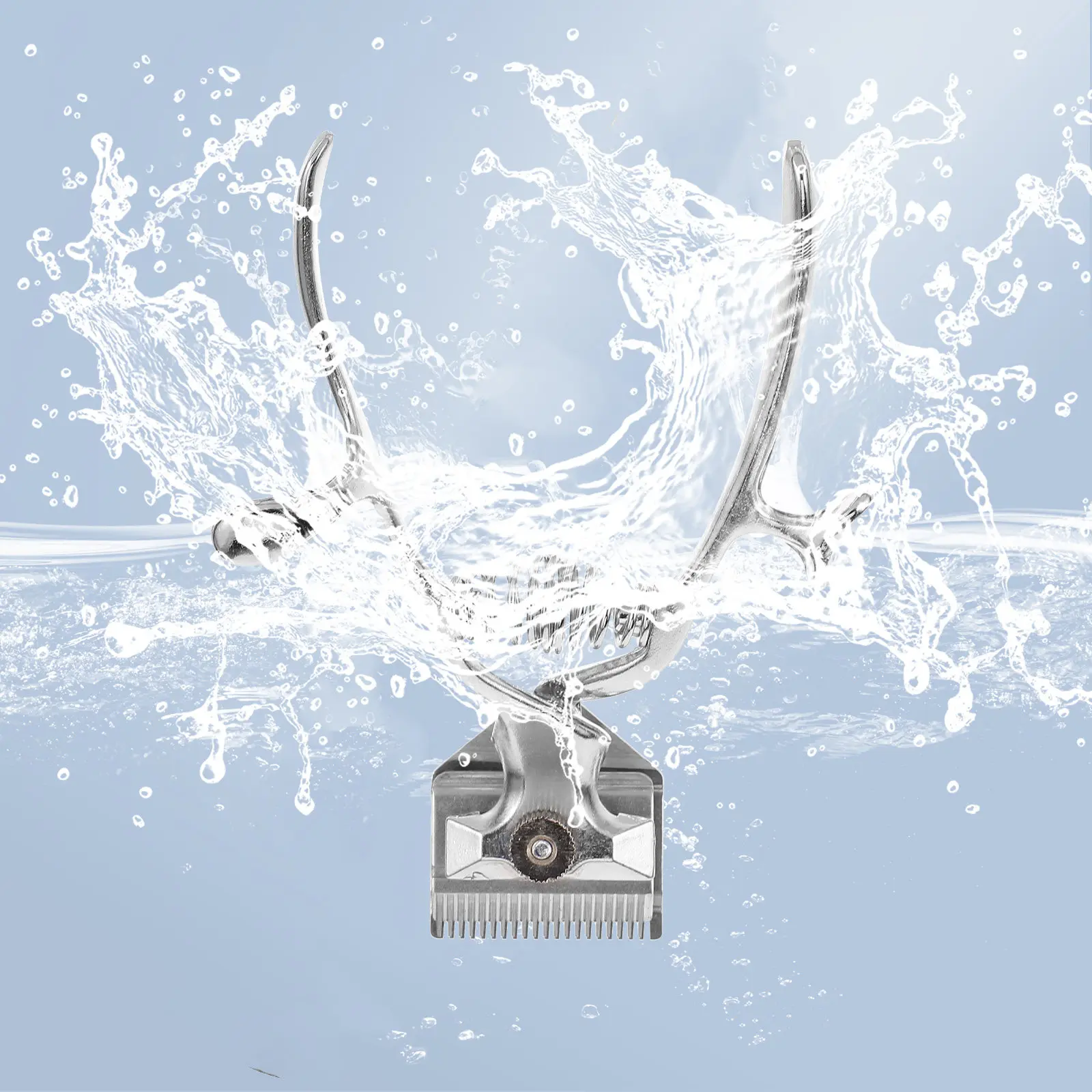 

Non Electric Manual Hair Clipper Stainless Steel Quiet Low Noise Hair Cutter for Sleeping Babies Elderly Home Use Vintage