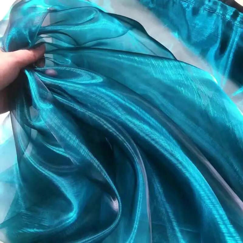 0.5x1.5m Gradient Transparent Hard Yarn Chinese Style Creative DIY Yarn Fabric Crafts Wedding Party