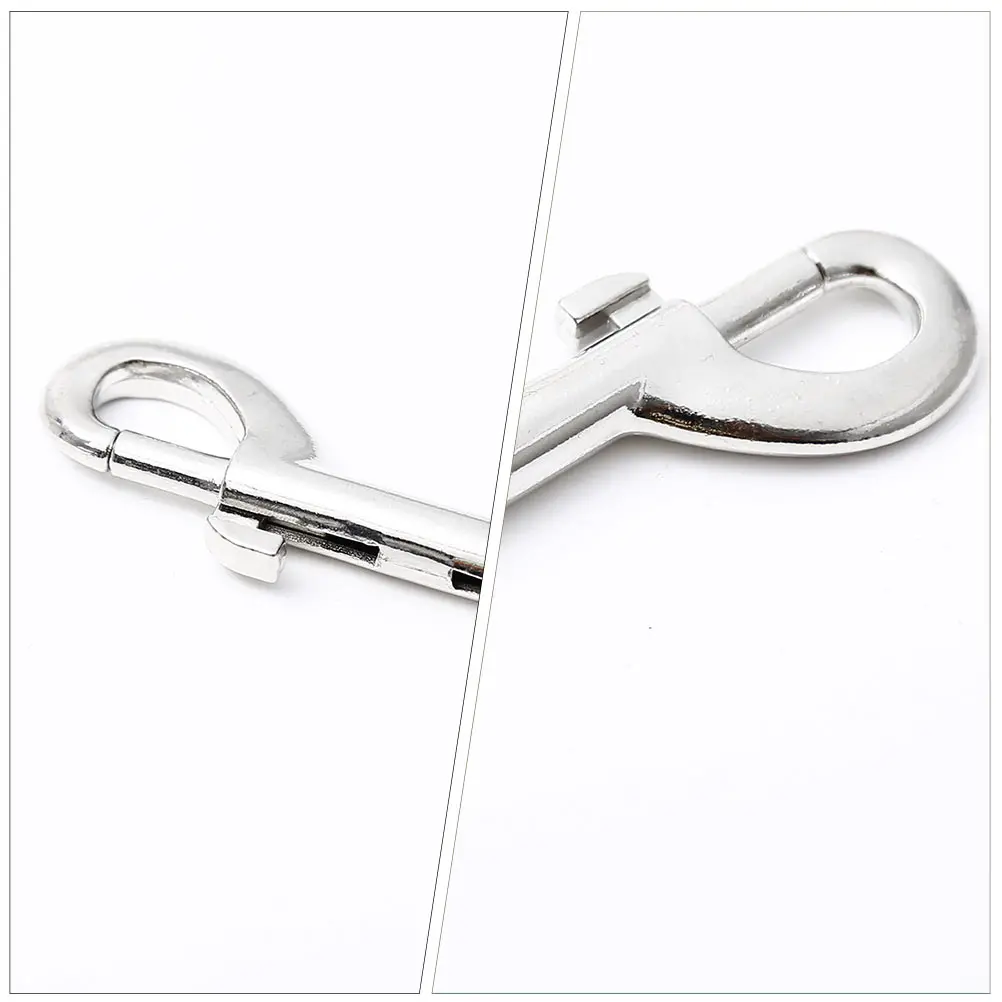 

12PCS Double Ended Hook Snap Metal Spring Dog Leash Clasp Outdoor Diving Mountaineering Pet Lead Clip Bolt Hardware