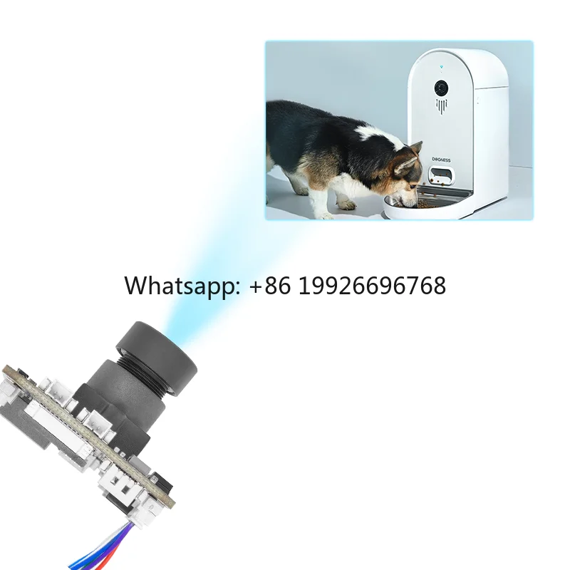 1/2.7 8MP CMOS 4K ONVIF 2.6 IP Camera Module Network Board with Dual MIC Video/Picture Storage for Factory Monitoring
