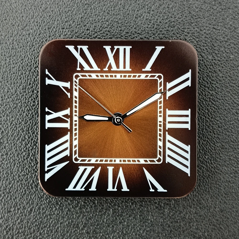 NH35 dial square dial watch dial Roman numerals men's watch dial suitable for NH35 movement watch accessories