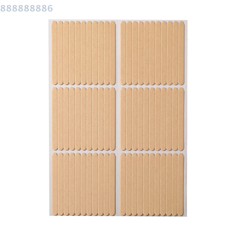 60/66 قطعة شفافة على الوجهين الشريط مسمار عرض موقف الاكريليك الأظافر كاذبة الغراء ملصقات ممارسة عرض شريط مسمار أدوات الرسم