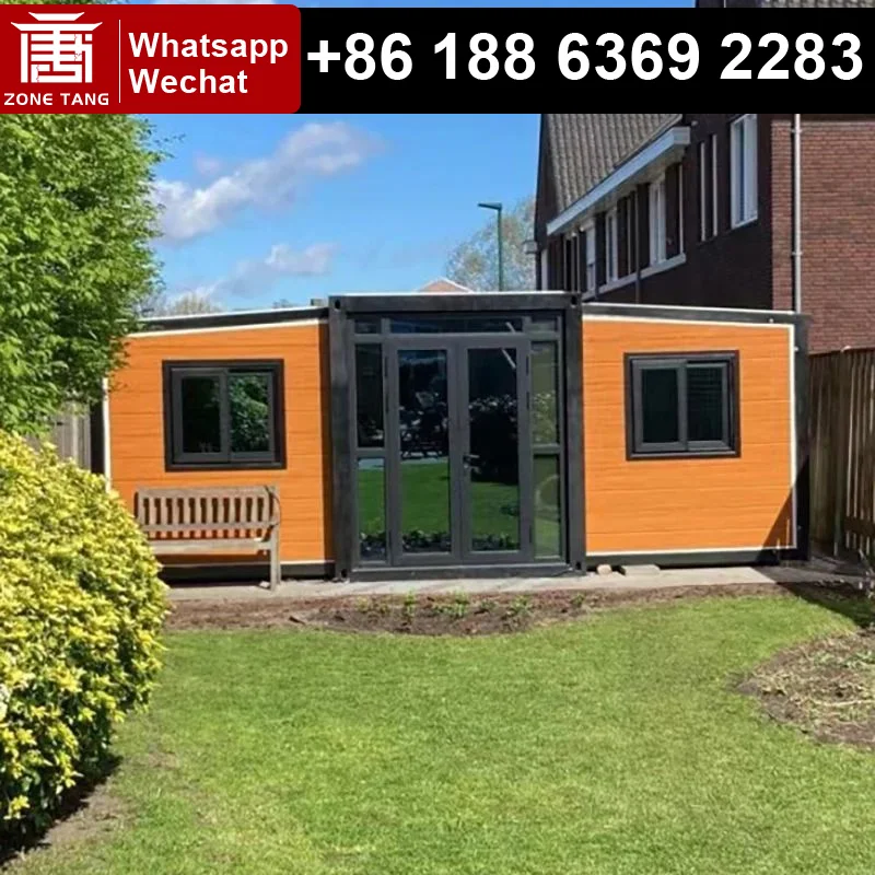 

Hot Selling Container Prefabricated Housing Eco-Friendliness Garden Houses Frame Steel 20ft Prefab Container House 40ft Low Cost