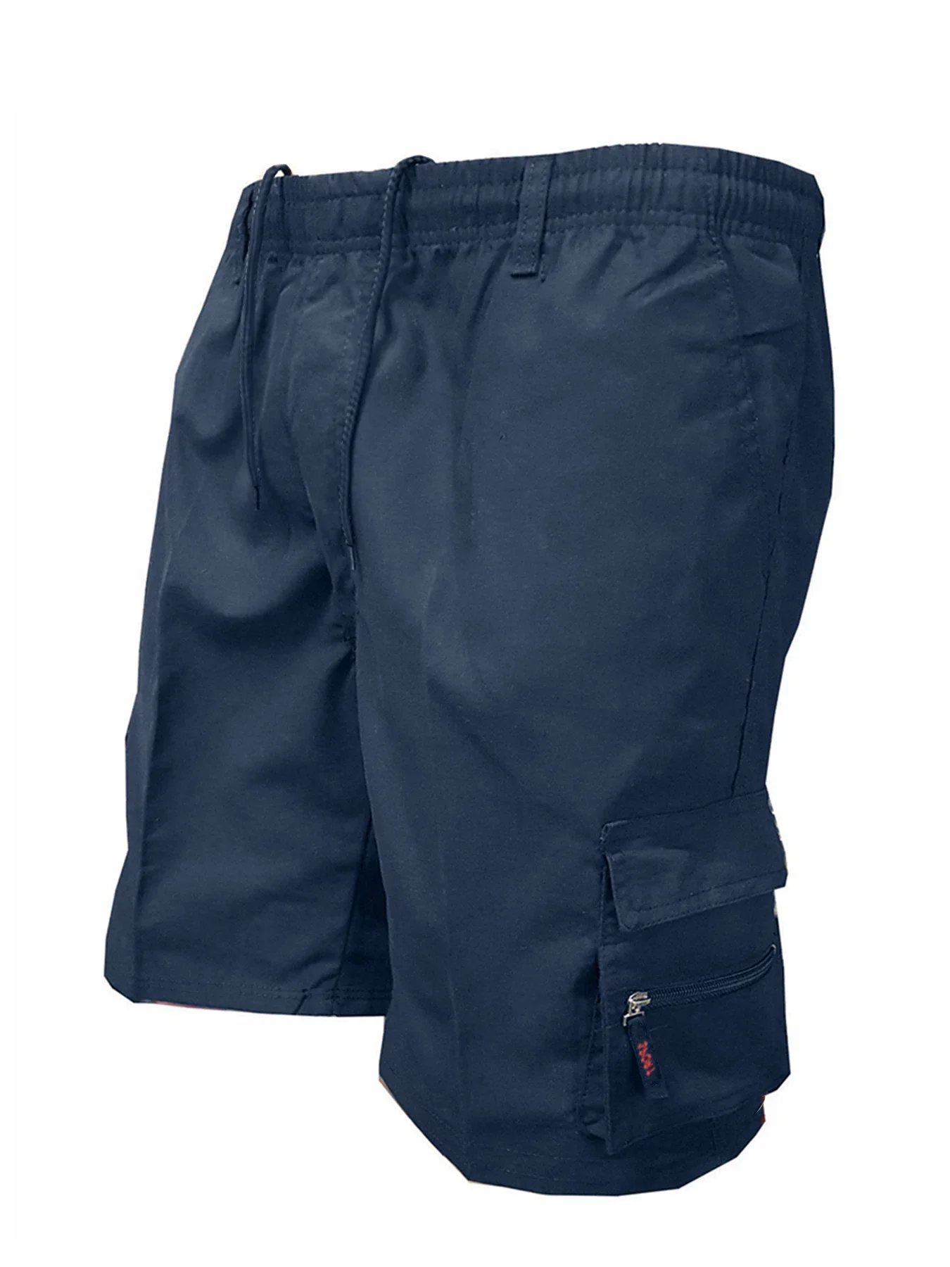 กางเกงขาสั้นผู้ชายหลวมขนาดใหญ่ Multi-Pocket Overalls ฤดูร้อนกางเกงขาสั้นสินค้าสบายกางเกงกลางแจ้ง Casual กีฬากางเกงชายหาด